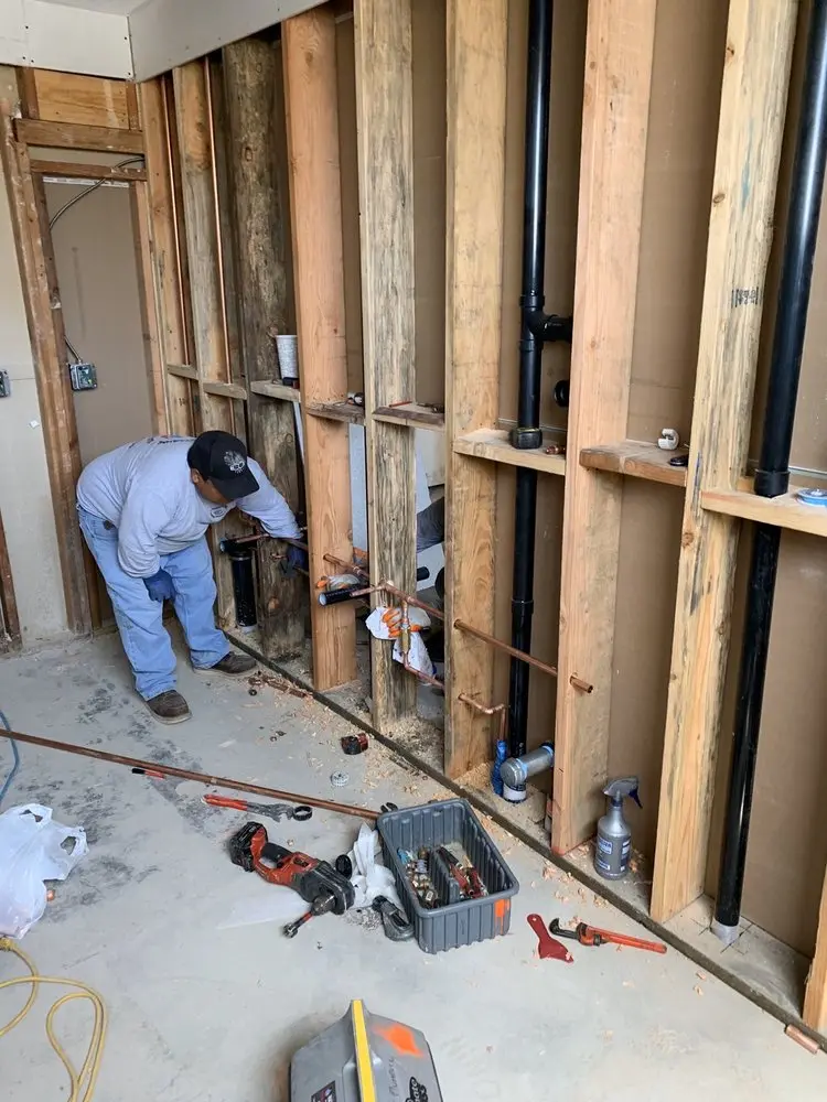 Commercial rough-in plumbing for Gas Line Repair in Stubbs Bay